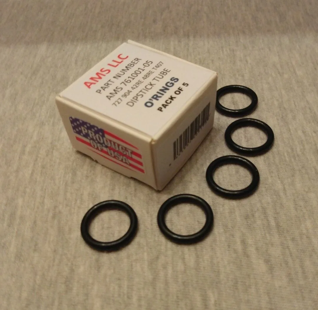 AMS 762001 Torqueflite Dipstick Tube O-Rings for Chrysler 727 / 904 / 518 - Pack of 5 image 2