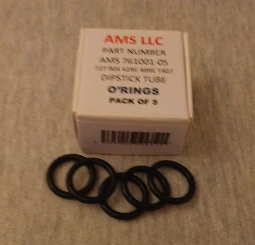 AMS 762001 Torqueflite Dipstick Tube O-Rings for Chrysler 727 / 904 / 518 - Pack of 5