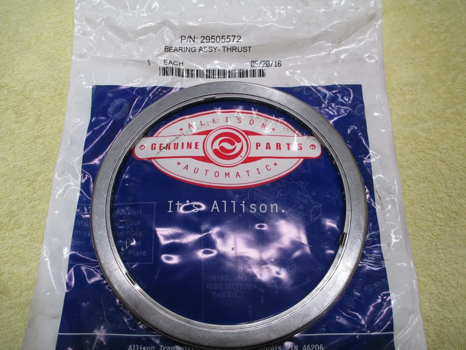 Allison Thrust Bearing 29505572 - OEM