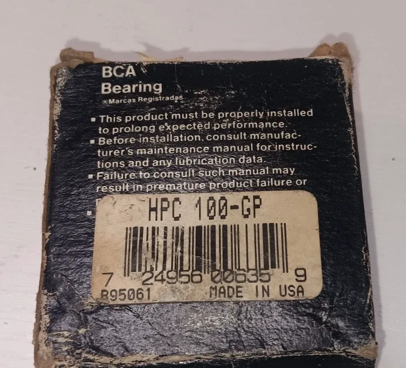Federal-Mogul Bearing HPC-100-GP Hex Bore – Made in USA image 2