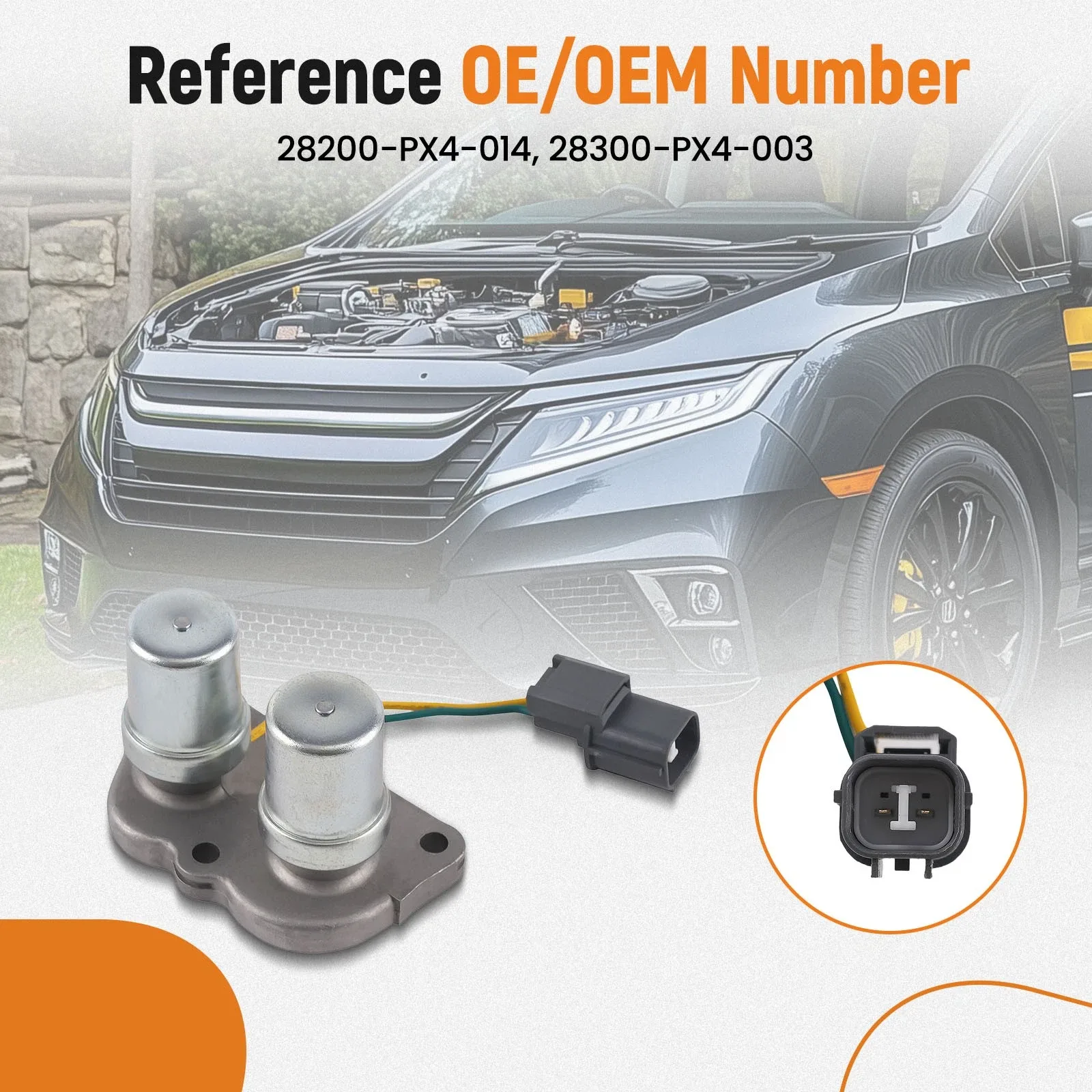 Honda Accord (1990-1997) & Prelude (1992-1996) Shift & Lock Transmission Solenoid Kit 28200-PX4-003 image 4