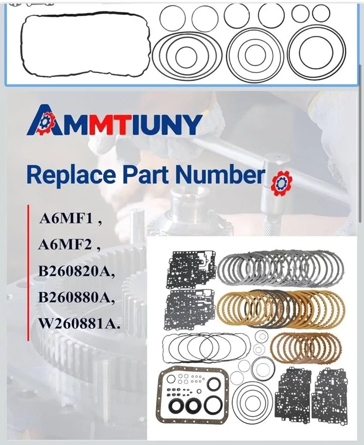 A6MF1/A6MF2 Master Transmission Overhaul Kit B260820A+B260880A+W260881A image 2