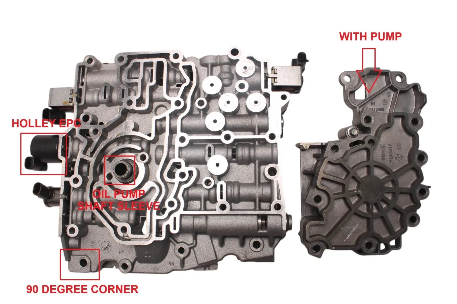 1997-2001 Volvo Valve Body w/ Oil Pump Sleeve (4T65E) - MPN 84740GD image 2