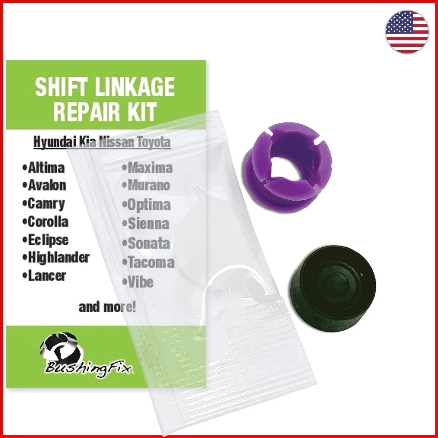 Universal Transmission Shift Cable Bushing Repair Kit - Unbranded
