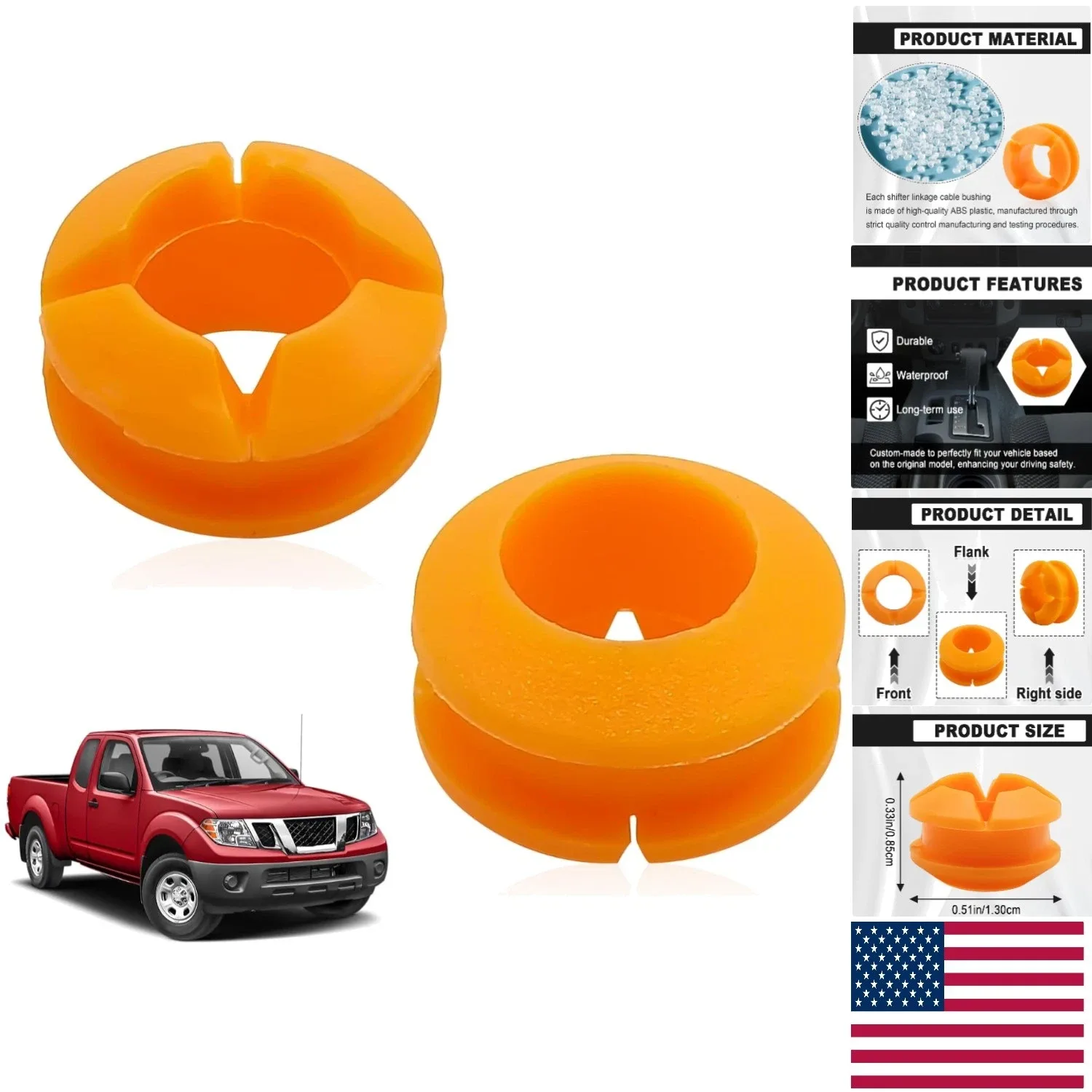 Nissan & Infiniti ABS Transmission Shift Bushings - 2 Pack