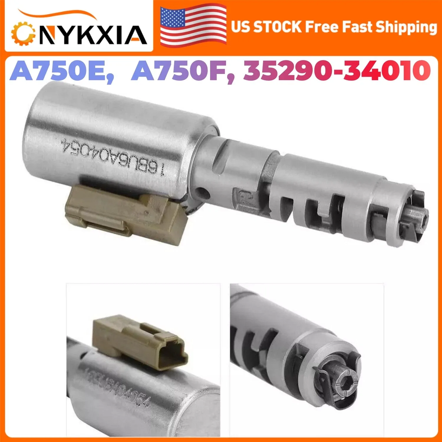 Pressure Control Solenoid Assy For Toyota A750E Lexus Crown Hilux 35290-34010