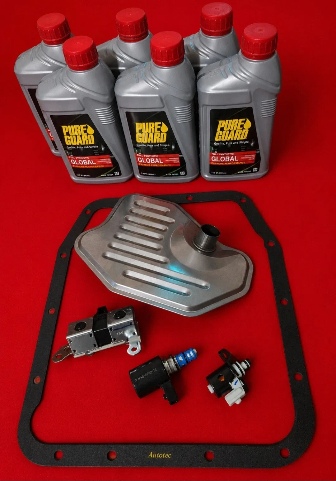 4R75W Transmission Filter kit 4X4 & TCC LOCK UP, EPC & SHIFT Solenoid 09-UP