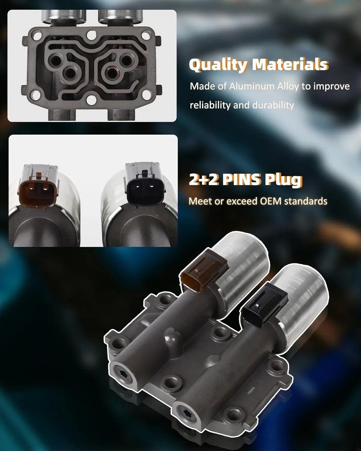 Dual Linear Shift Solenoid with Gasket for Honda Accord & CR-V image 4