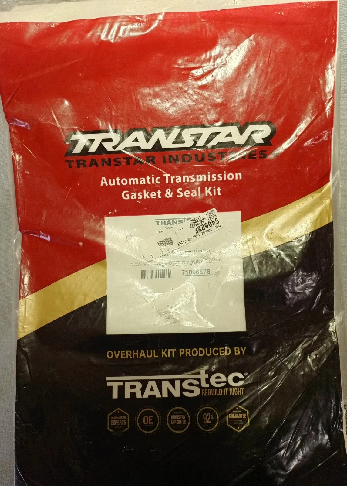 Transtar Automatic Transmission Gasket & Seal Kit 1981–1990 image 4