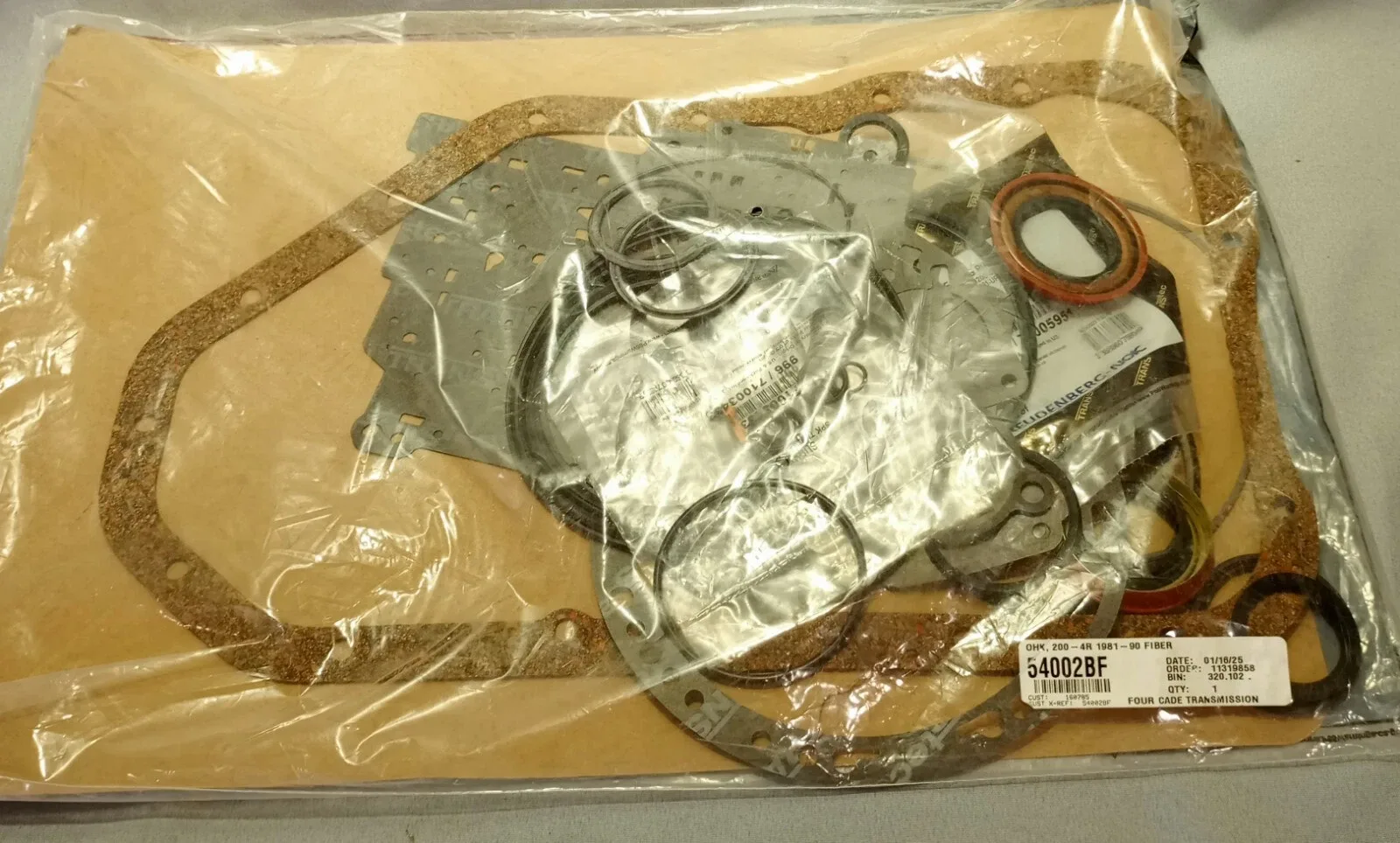 Transtar Automatic Transmission Gasket & Seal Kit 1981–1990