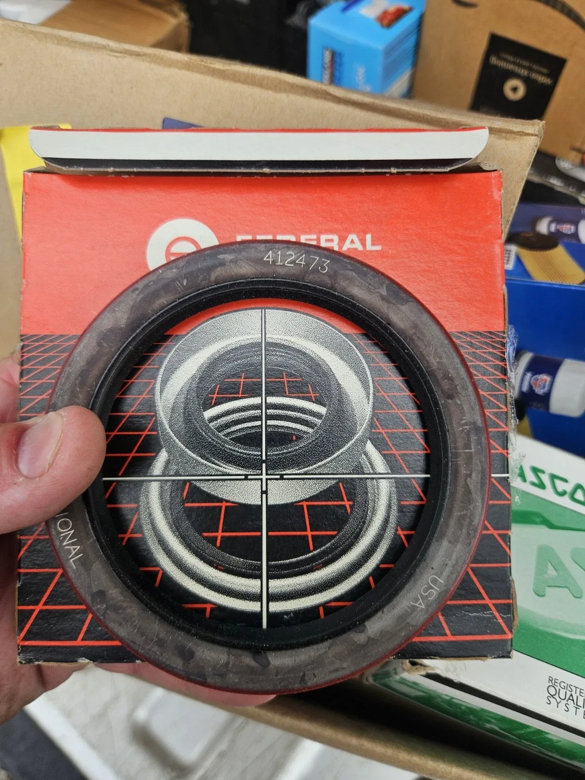 National Bearings 412473 Nitrile Multi-Purpose Oil Seal image 2