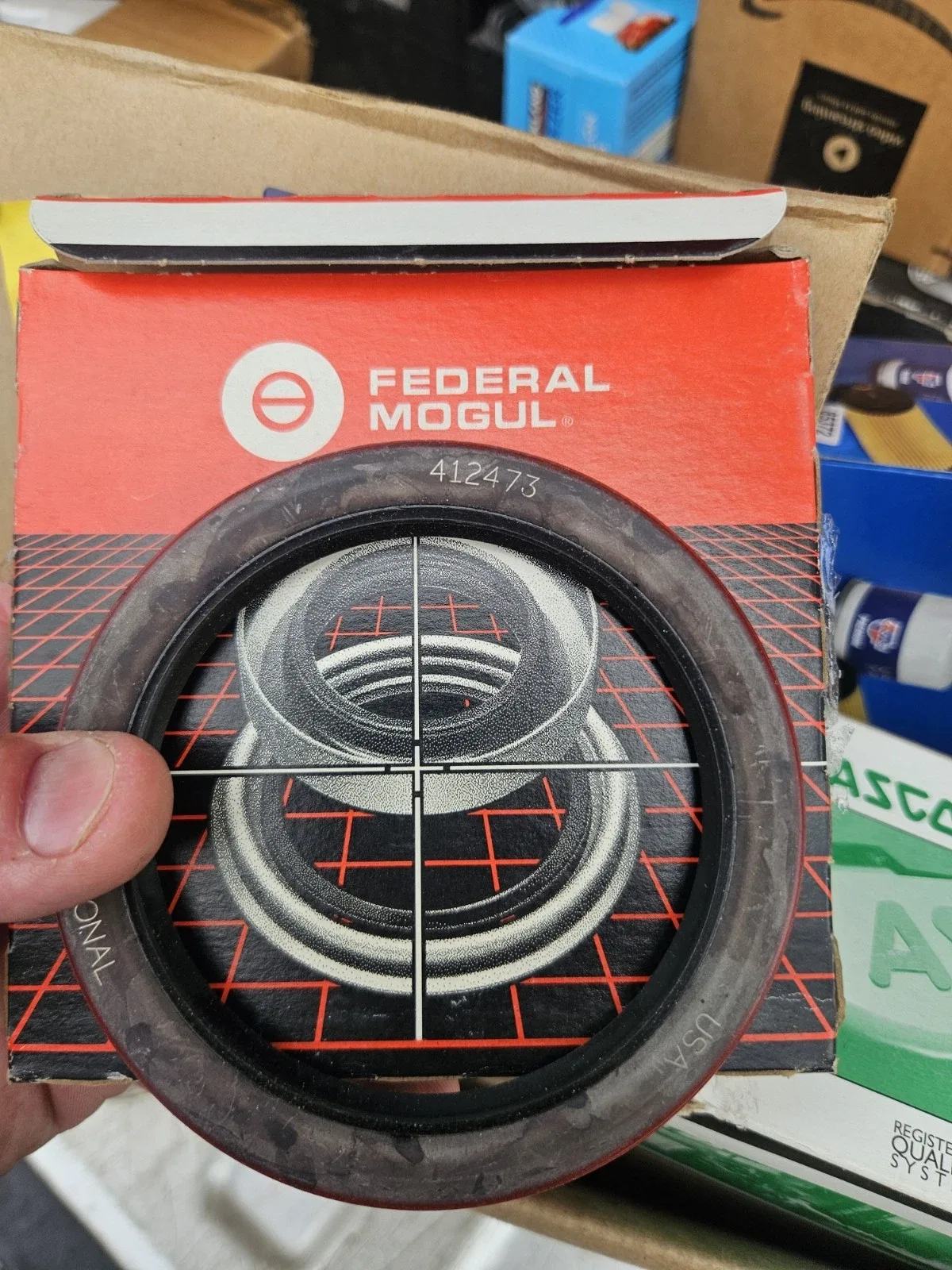 National Bearings 412473 Nitrile Multi-Purpose Oil Seal image 3