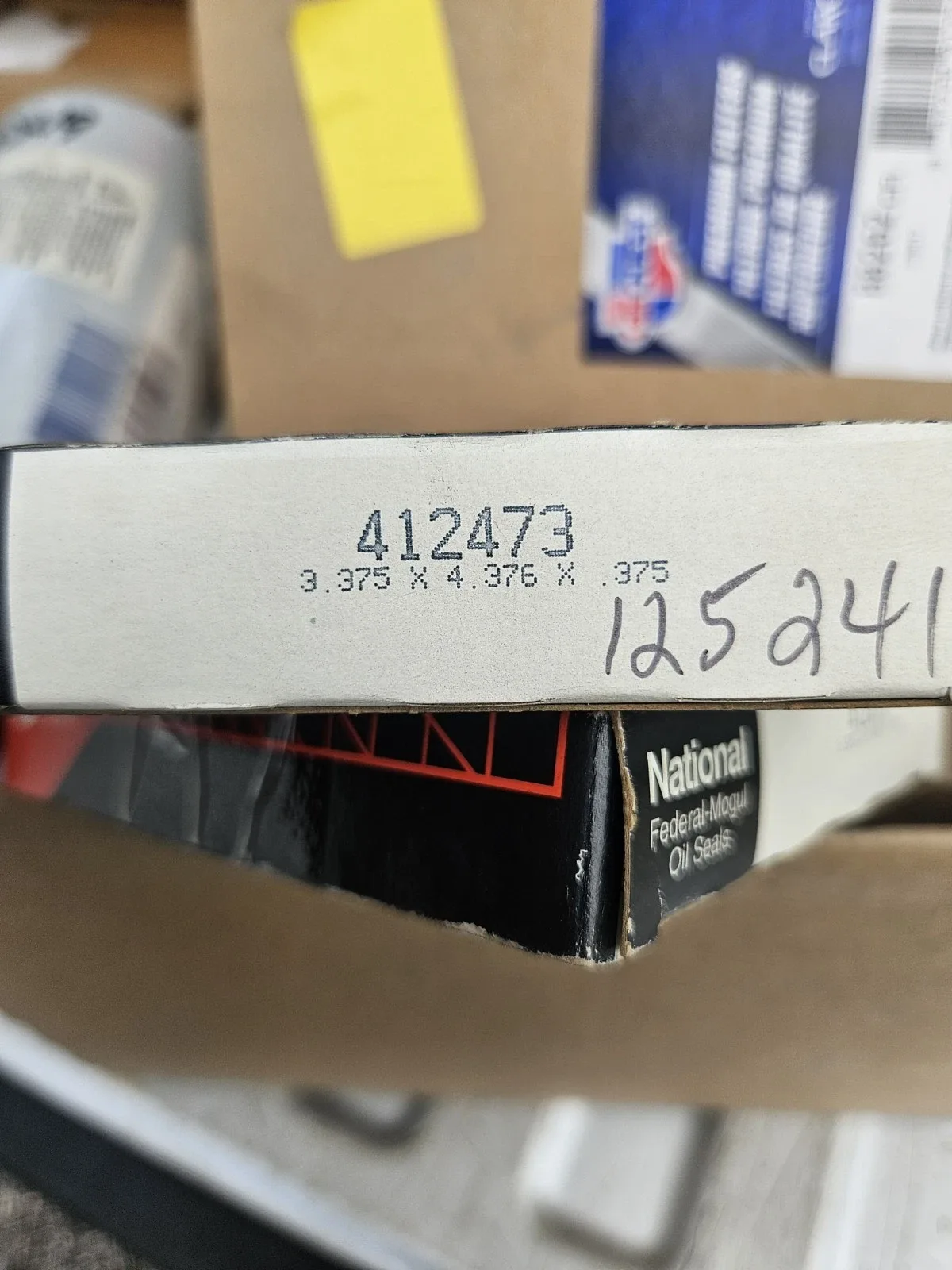 National Bearings 412473 Nitrile Multi-Purpose Oil Seal image 4