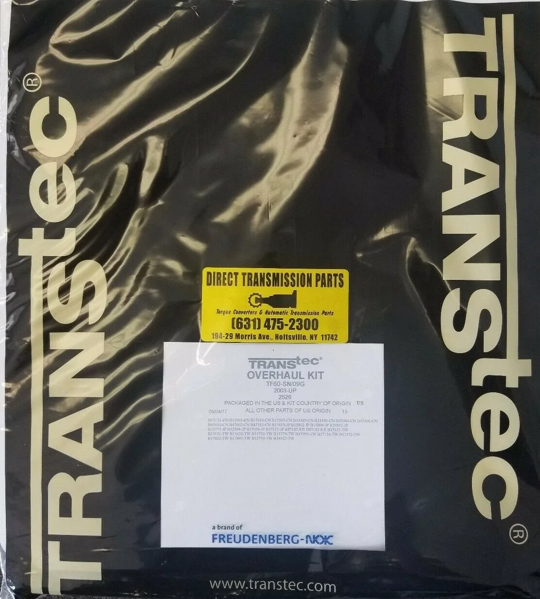 ZF8HP45 8-Speed RWD Transmission Master Rebuild Kit K8200RX - Precision International