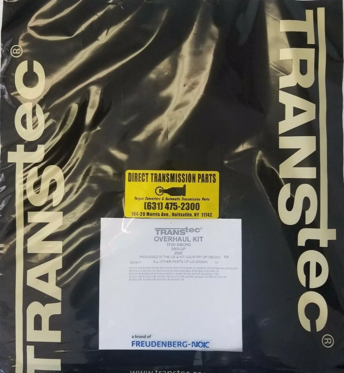 2002-2009 Mazda FN4A-EL (4F27E) Transmission Rebuild Banner Kit MPN K7100KSX W/O