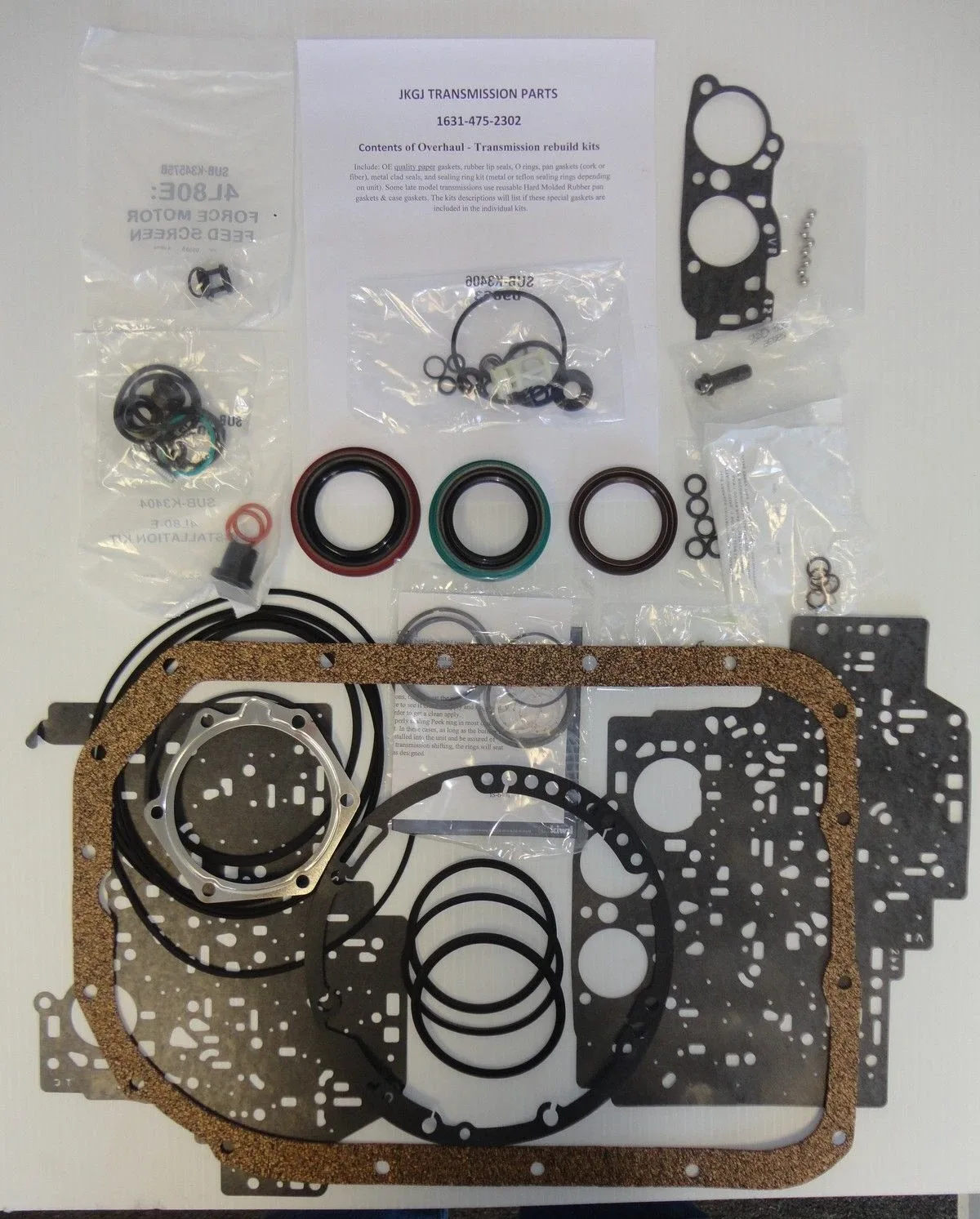 1999-2000 Mercedes / Daewoo 722.3 4-Speed Transmission Gasket Kit K56900A image 4