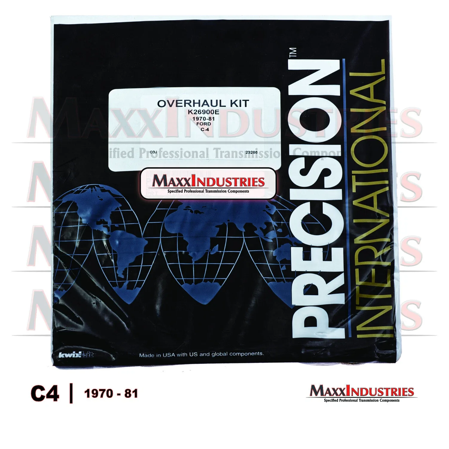 1970-1981 C4 Transmission Rebuild Kit K26900E - Gaskets & Seals image 4