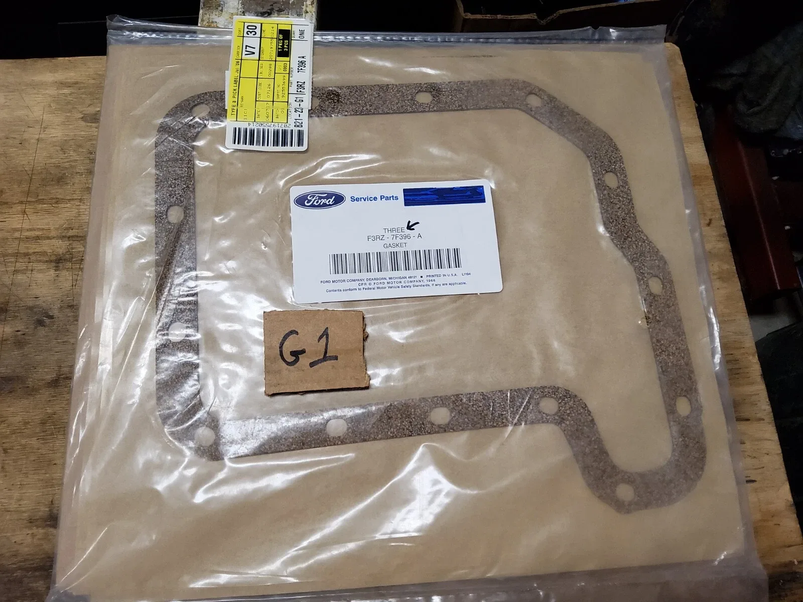 1995-2008 Ford CD4E / LA4A-EL Transmission Pan Gasket F3RZ-7F396-A