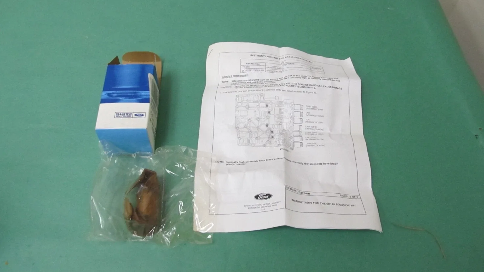 Ford F-250 / F-350 Super Duty Transmission Control Solenoid BC3Z-7G383-K (Genuine OEM) image 2