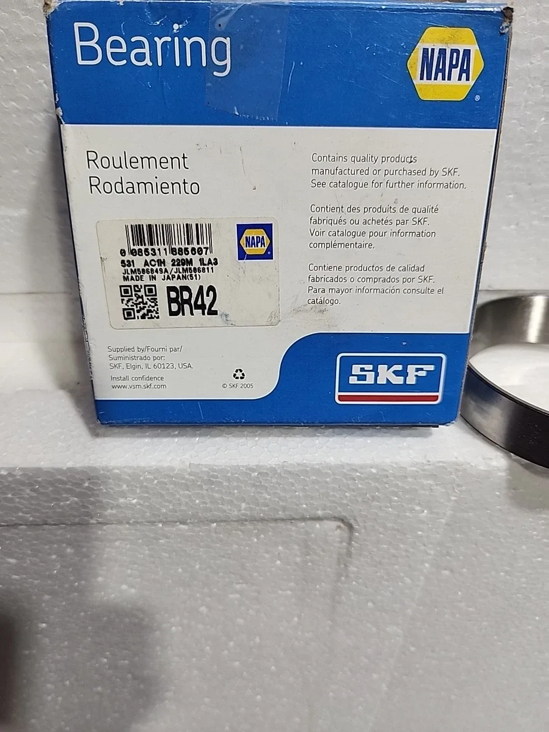 SKF BR42 Multi-Purpose Bearing (NAPA BR42)