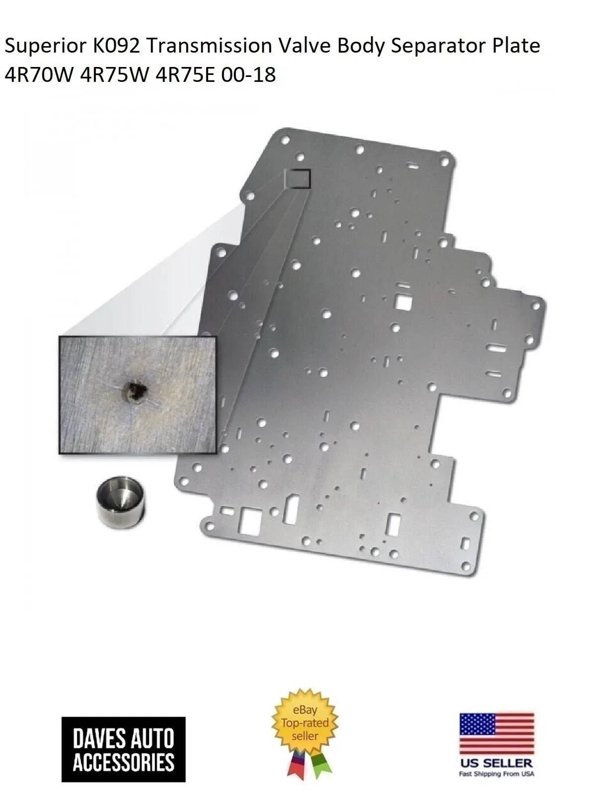 2000-Up 4R70W/4R75W Valve Body Separator Plate - K092 A76747GA