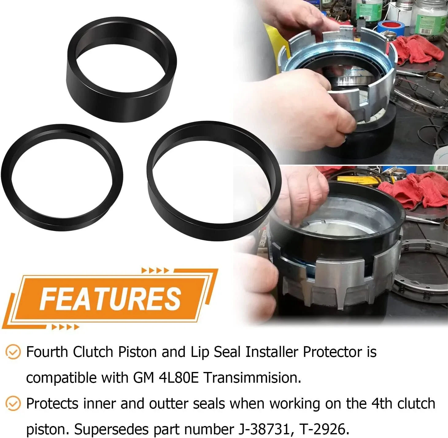 GM 4L80E Fourth Clutch Piston & Lip Seal Installer Tool TYQP1060 (J-38731/T-2926) image 3