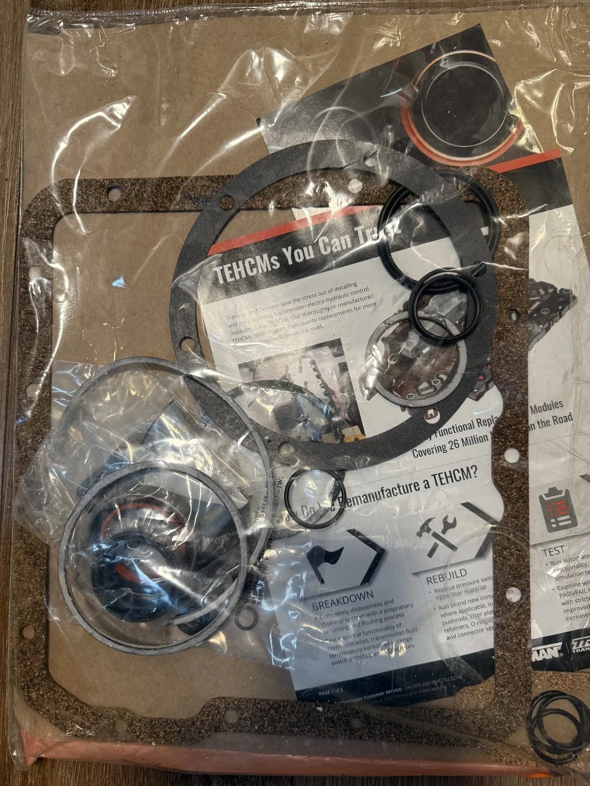 1962-1971 AMC Transmission Gasket Kit TransTec 119000F image 3