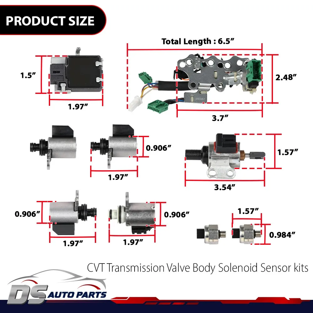 Fit For Nissan CVT Transmission Valve Body Solenoid Sensor Kit NEW image 3