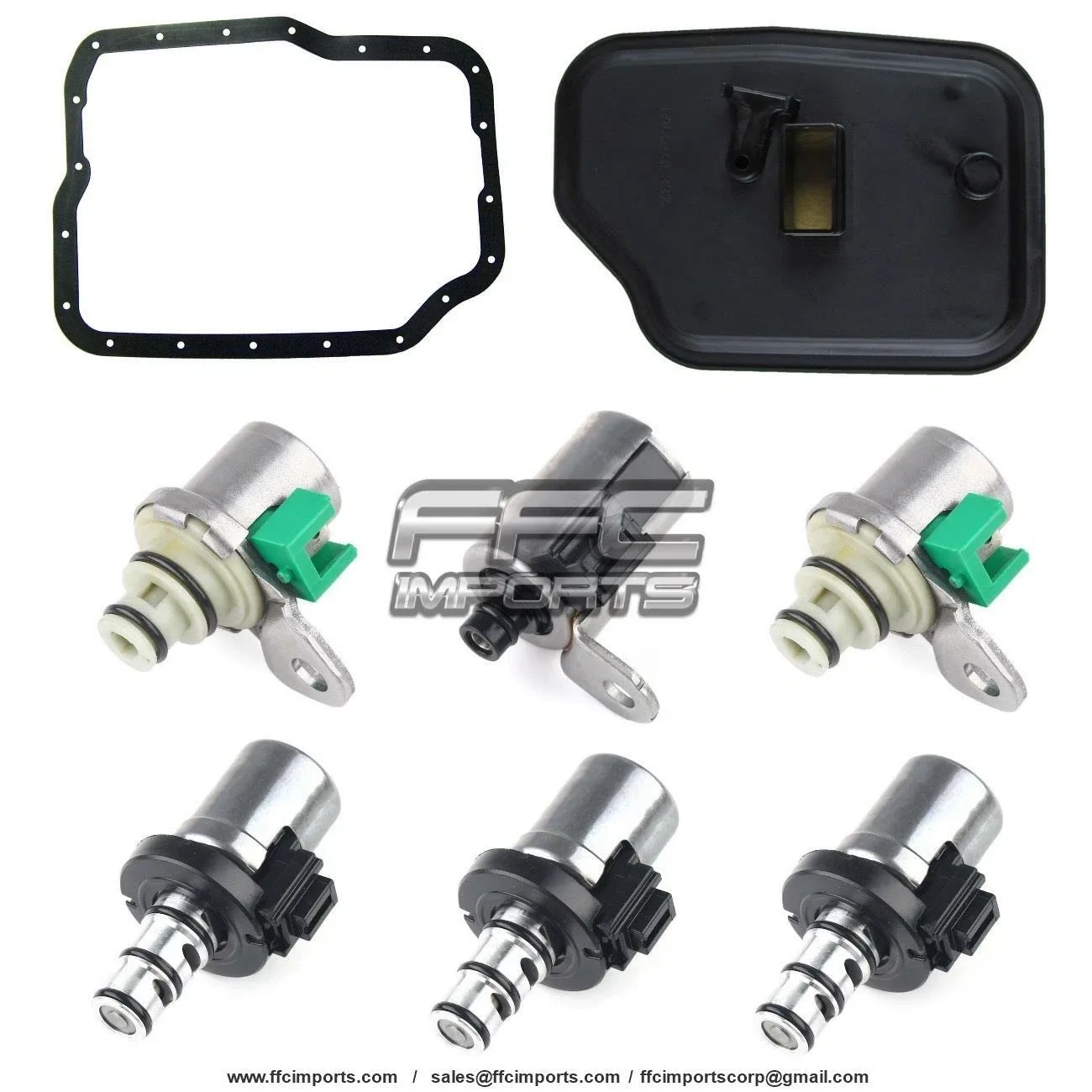 06-UP FNR5 / FS5A-EL 5-Speed Solenoid Set w/ Filter & Pan Gasket - 46710A