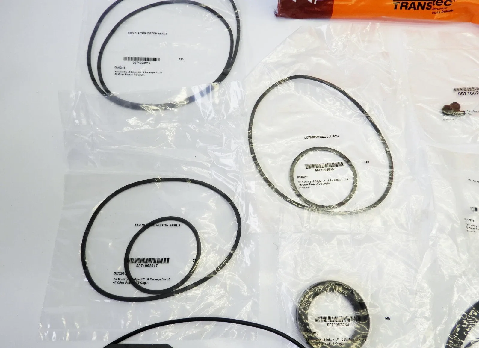 1999-2005 Jeep 45RFE Gasket & Seal Kit - Transtar Trantec 72002A 5692 image 4