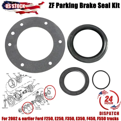 1988-2002 Ford F250/E250/F350/E350/F450/F550 ZF Parking Brake Seal Kit - rynotriplex