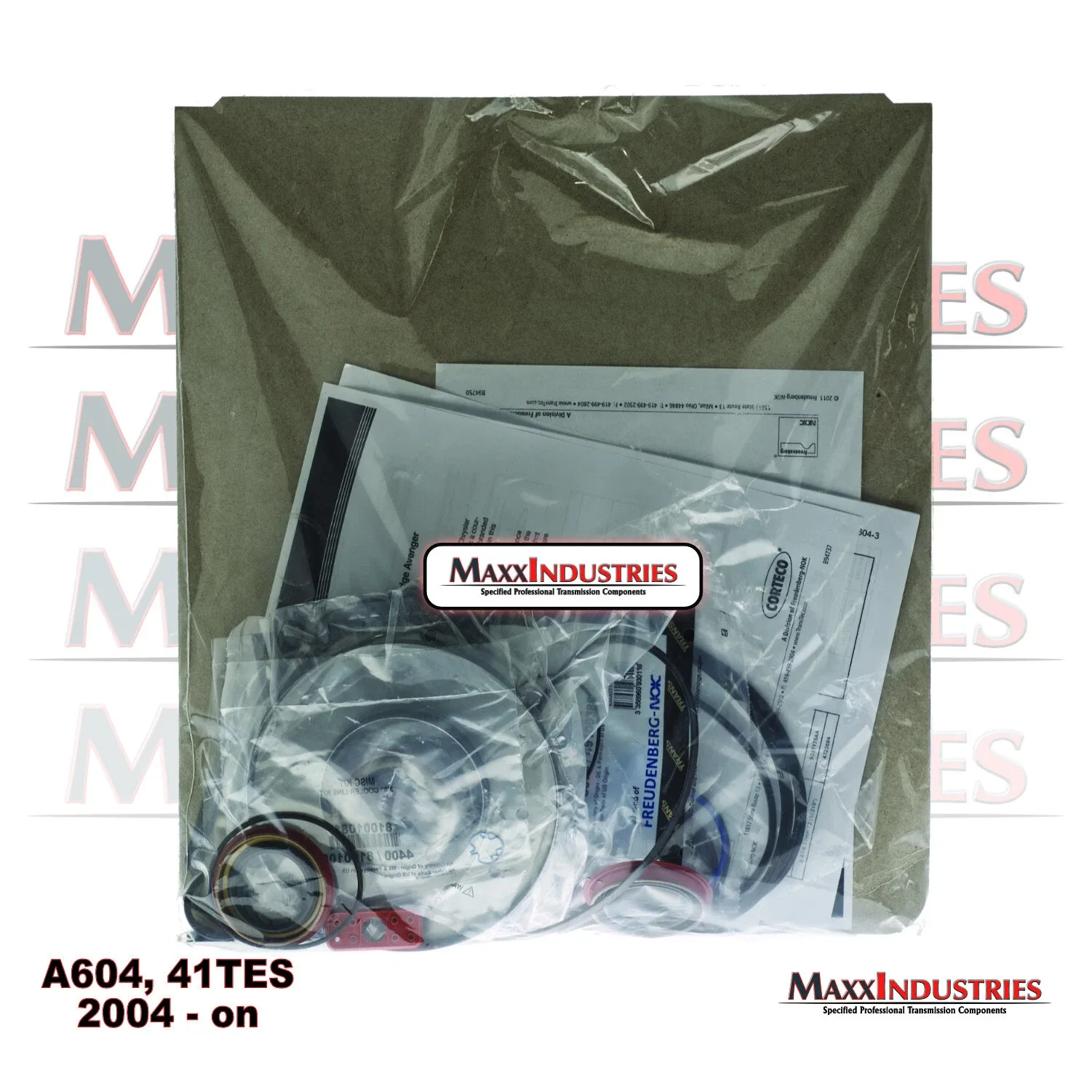 2004-up A604 / 41TE Complete Gasket & Seal Rebuild Kit - Transtec T92002A image 4