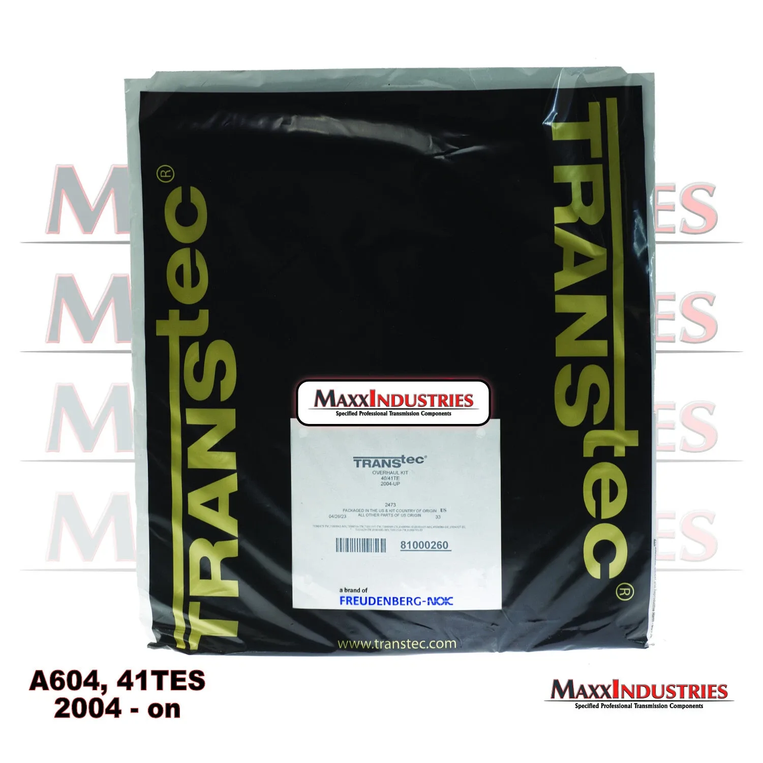 2004-up A604 / 41TE Complete Gasket & Seal Rebuild Kit - Transtec MPN 2473 image 3