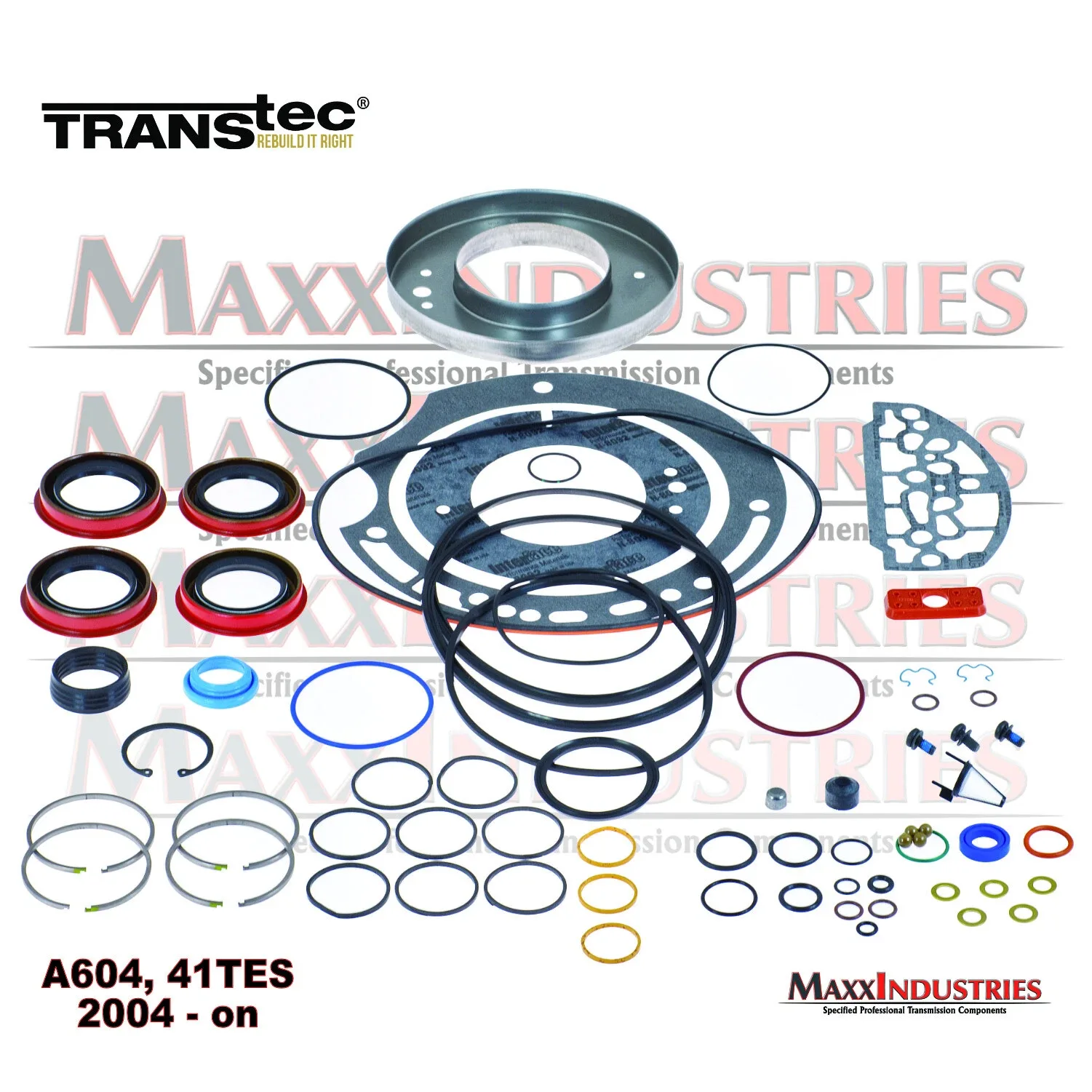 2004-up A604 / 41TE Complete Gasket & Seal Rebuild Kit - Transtec MPN 2473