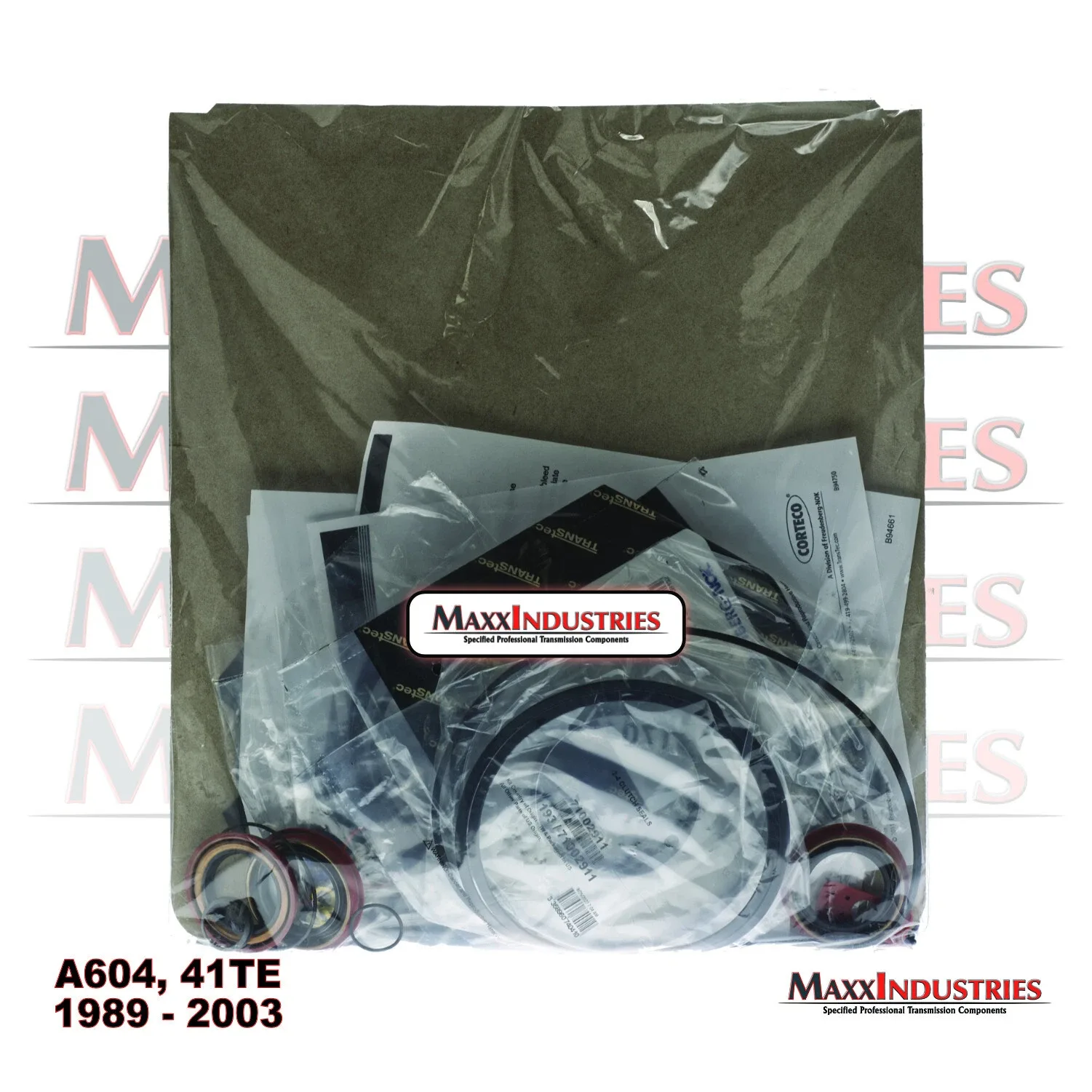1989-2003 A604 (41TE) Transmission Complete Rebuild Kit Transtec MPN 2202 image 2