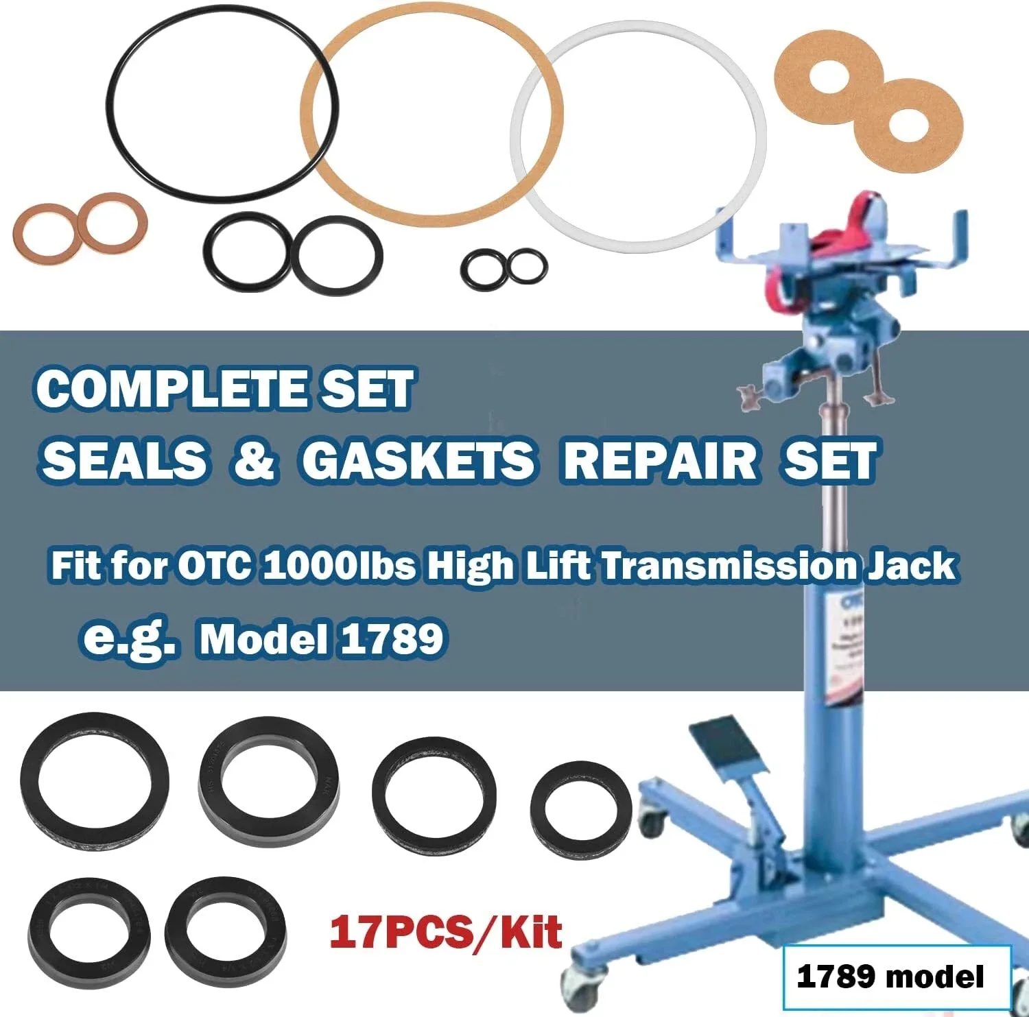1789 High Lift Transmission Hydraulic Oil Seal Rings Kit CY-Auto OE 47678-45 image 3