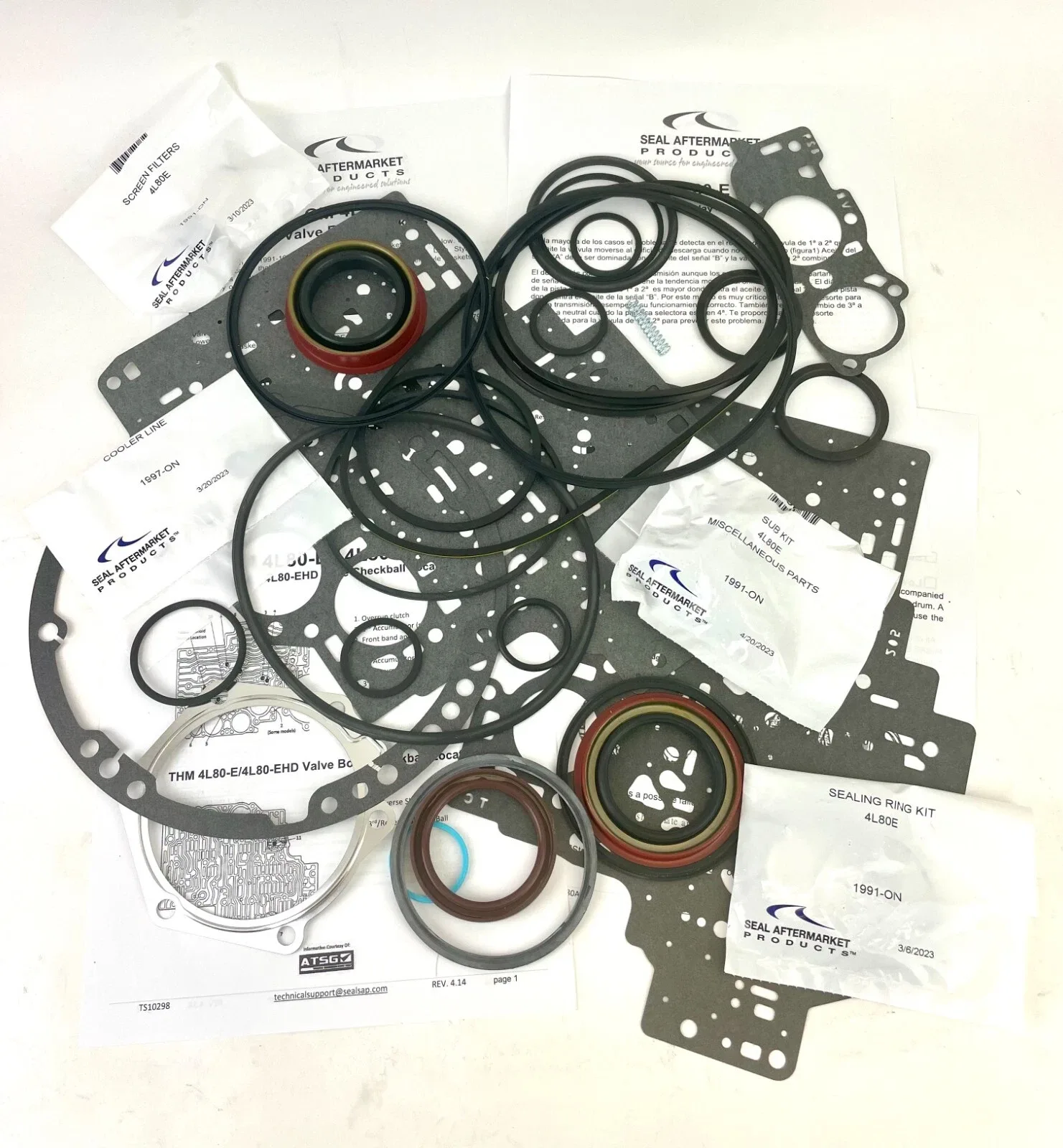 1997+ 4L80E/4L85E Overhaul Gasket & Seal Kit - T34002EAX