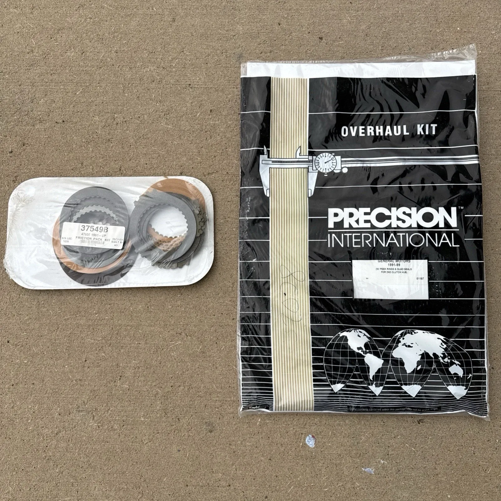 1991-1999 GM 4T60E Transmission Rebuild Kit — Precision Paper-Rubber Gaskets & Seals