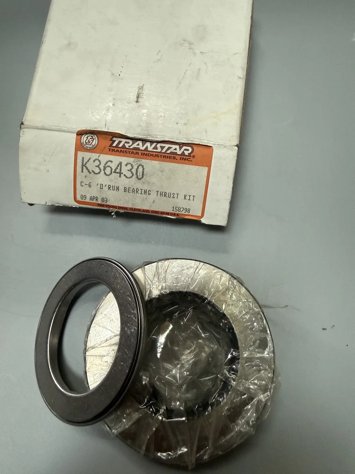 Ford C6 Overrun Bearing Thrust Kit - Transtar K36430 image 2