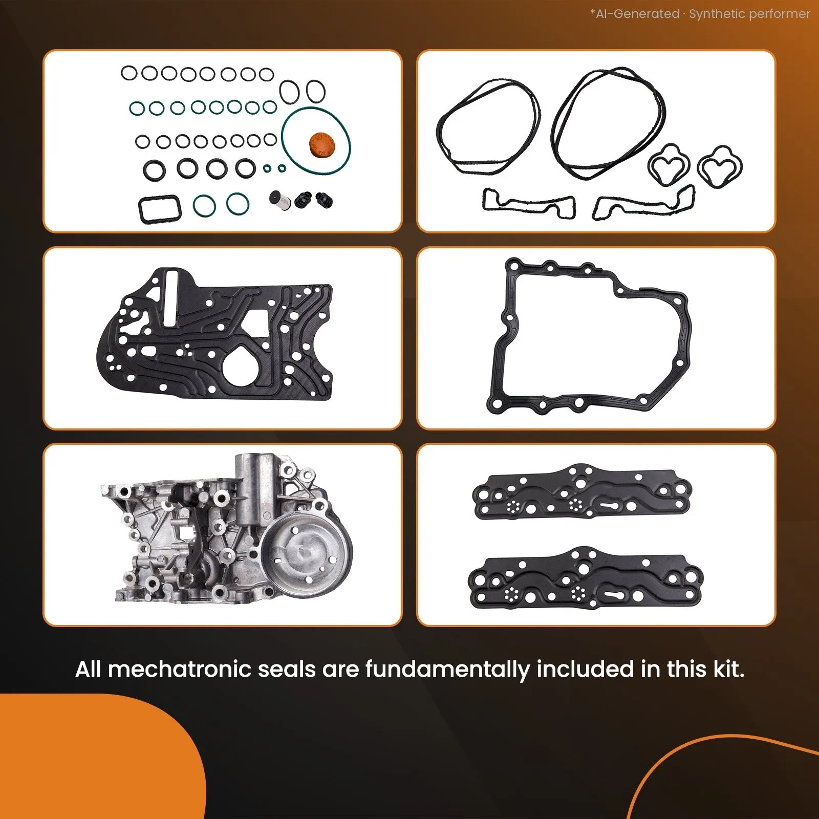 Valve Body & Repair Kit for DQ200 (0AM) – LP6T40 Compatible with Audi / VW / Skoda image 2