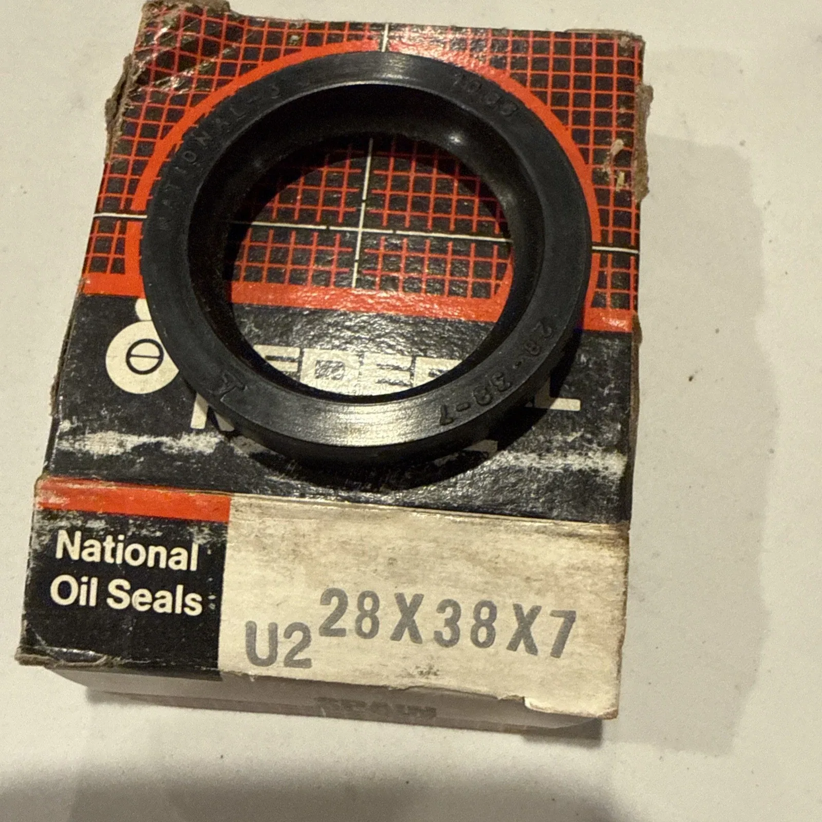 National Bearings Oil Pump Seal 28X38X7 (OE 1066) - Nitrile, Made in Spain image 3