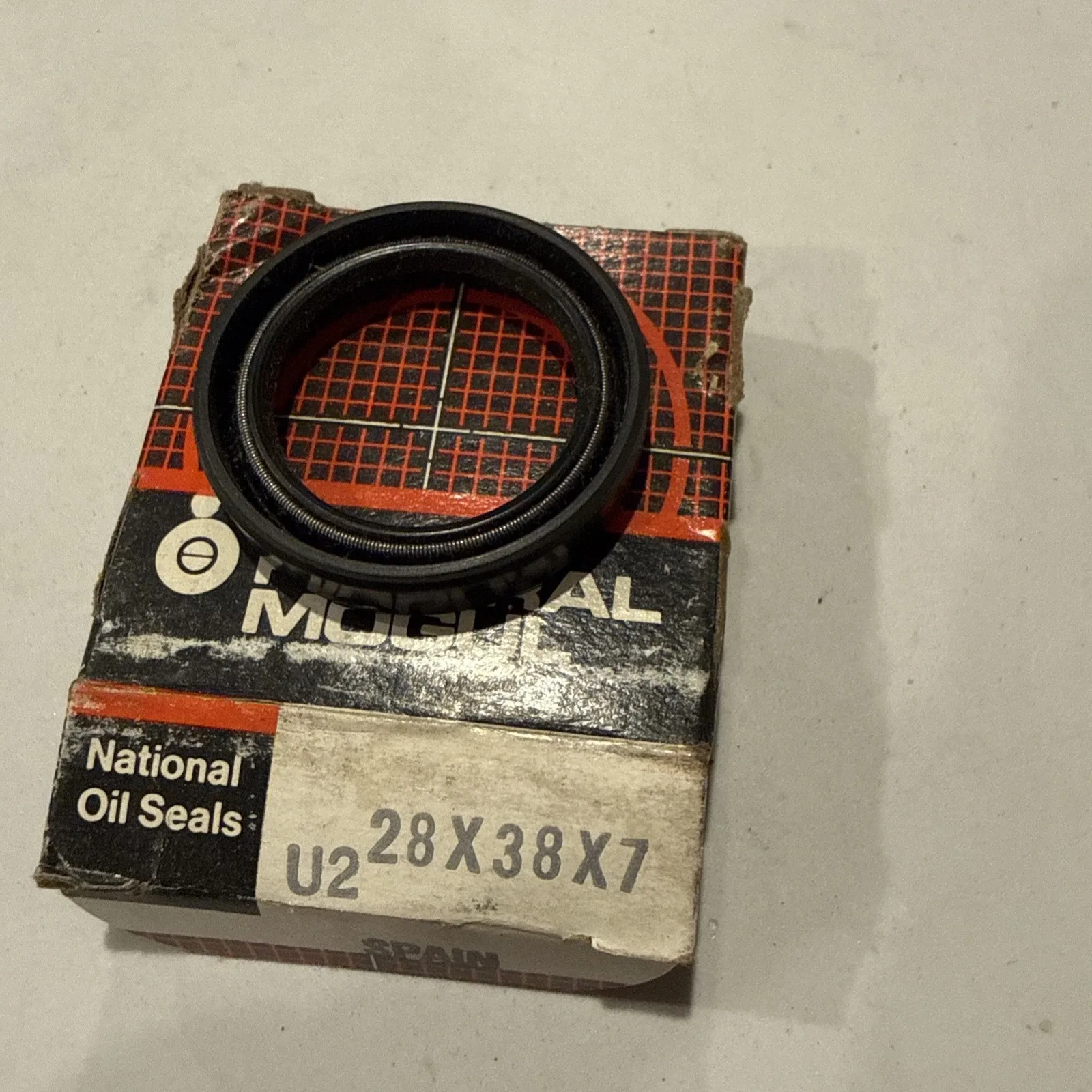 National Bearings Oil Pump Seal 28X38X7 (OE 1066) - Nitrile, Made in Spain image 4