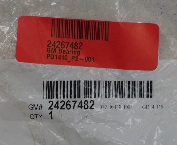 2016-2019 Malibu / Volt Auto Trans Torque Dampener Thrust Bearing 24267482 image 3