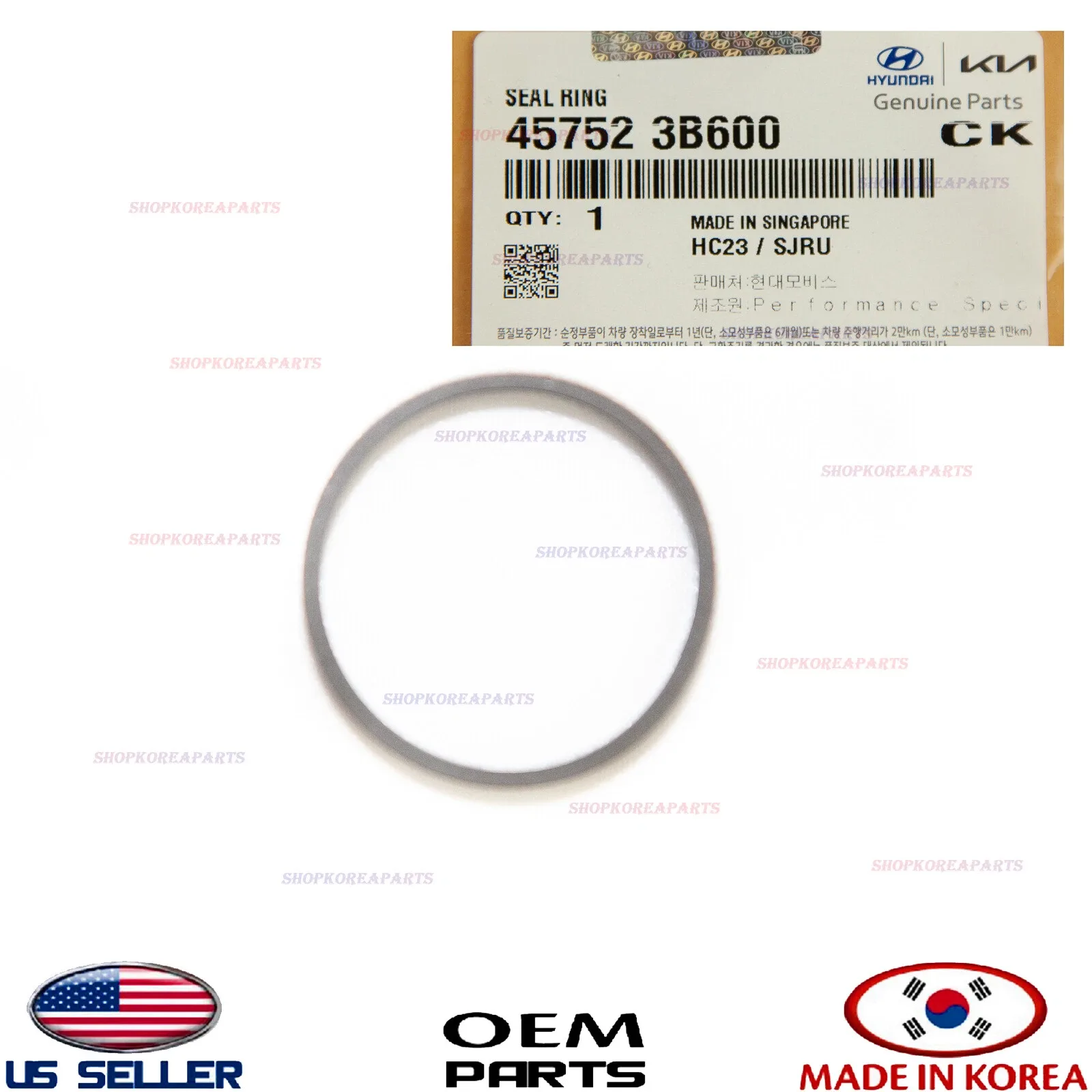Automatic Transmission Input Shaft Seal 457523B600 for Hyundai / KIA image 2