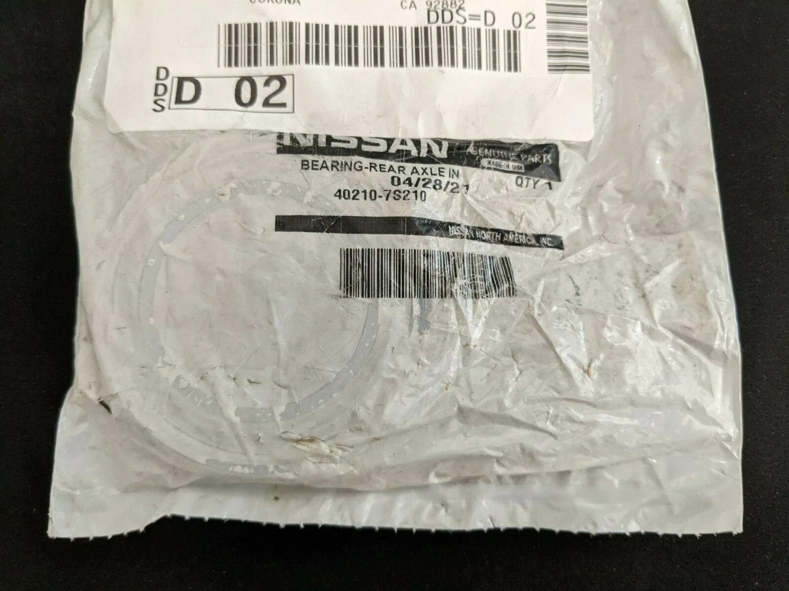 Timken Rear Axle Inner Shaft Bearing 40210-7S210 for Nissan image 2