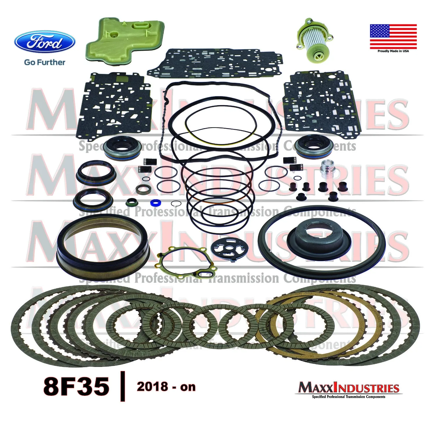Ford 8F35 Transmission Rebuild Kit D174004EP for Bronco Sport, Escape image 2