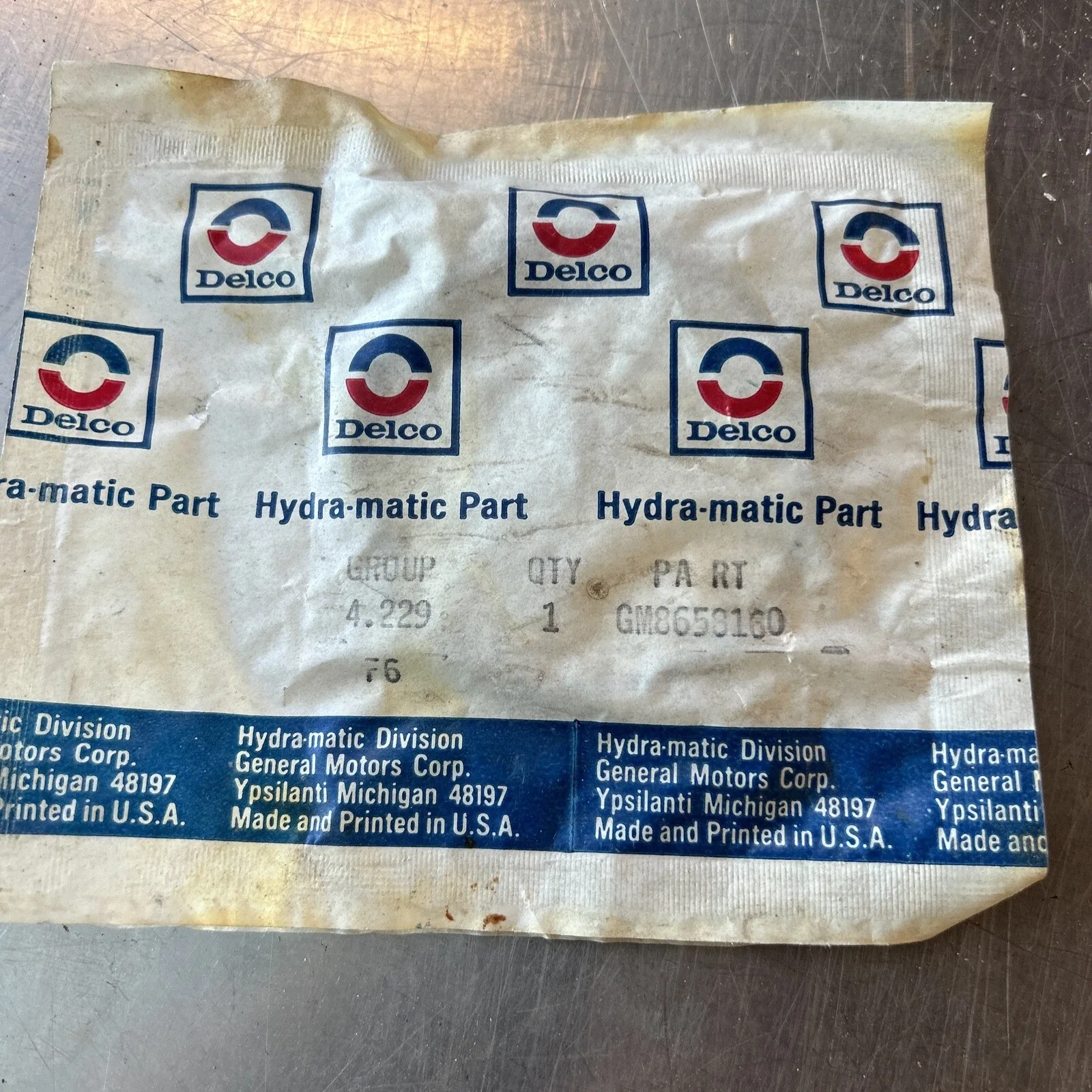 General Motors Hydra-matic Servo Piston Oil Seal 8658160. New Chevy, Caddy, More