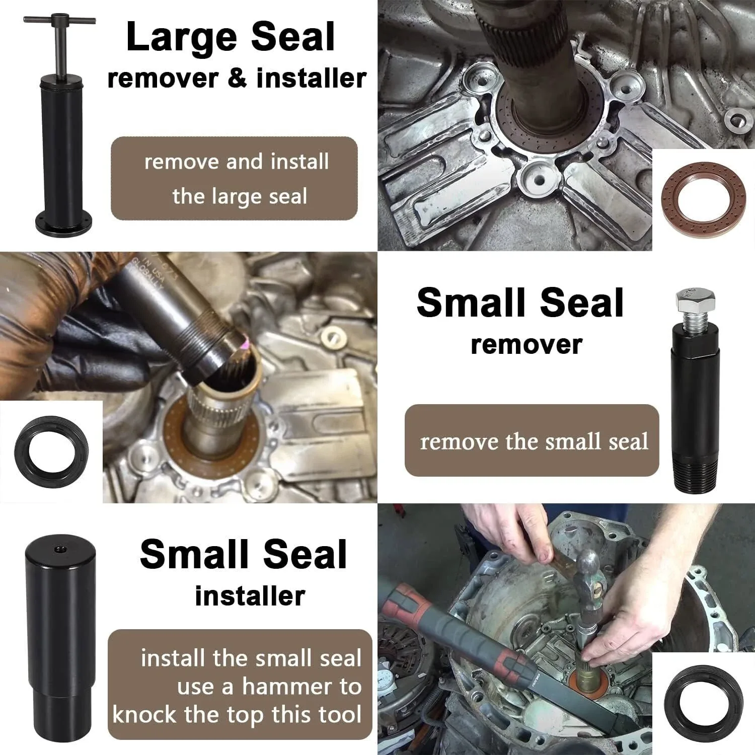 Dual Clutch (DPS6) Transmission Seal Installer & Remover Tool Kit - DCT DPS6 image 2