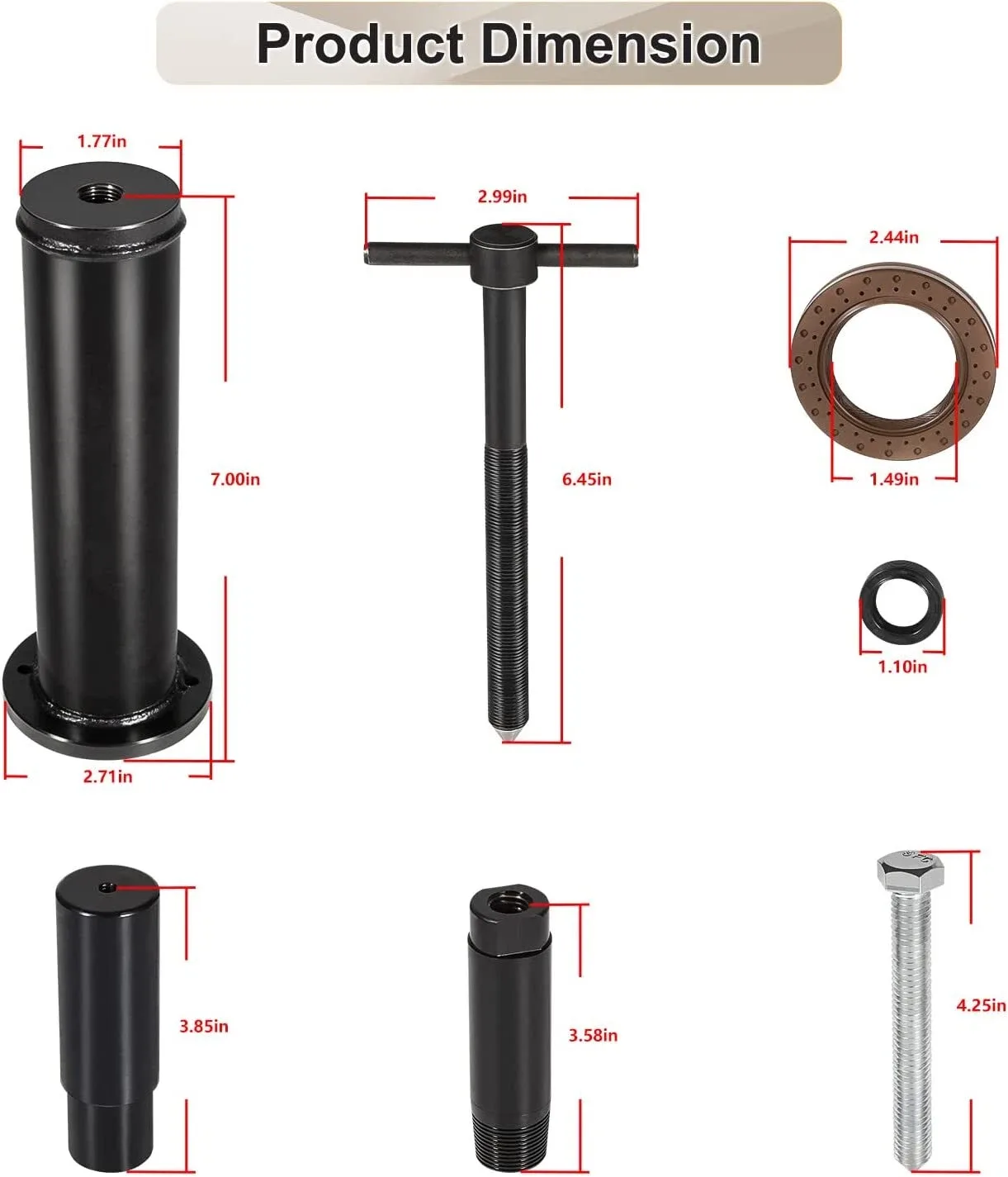 DPS6 DCT Dual Clutch Transmission Seal Installer Tool Kit GD-6379 image 2
