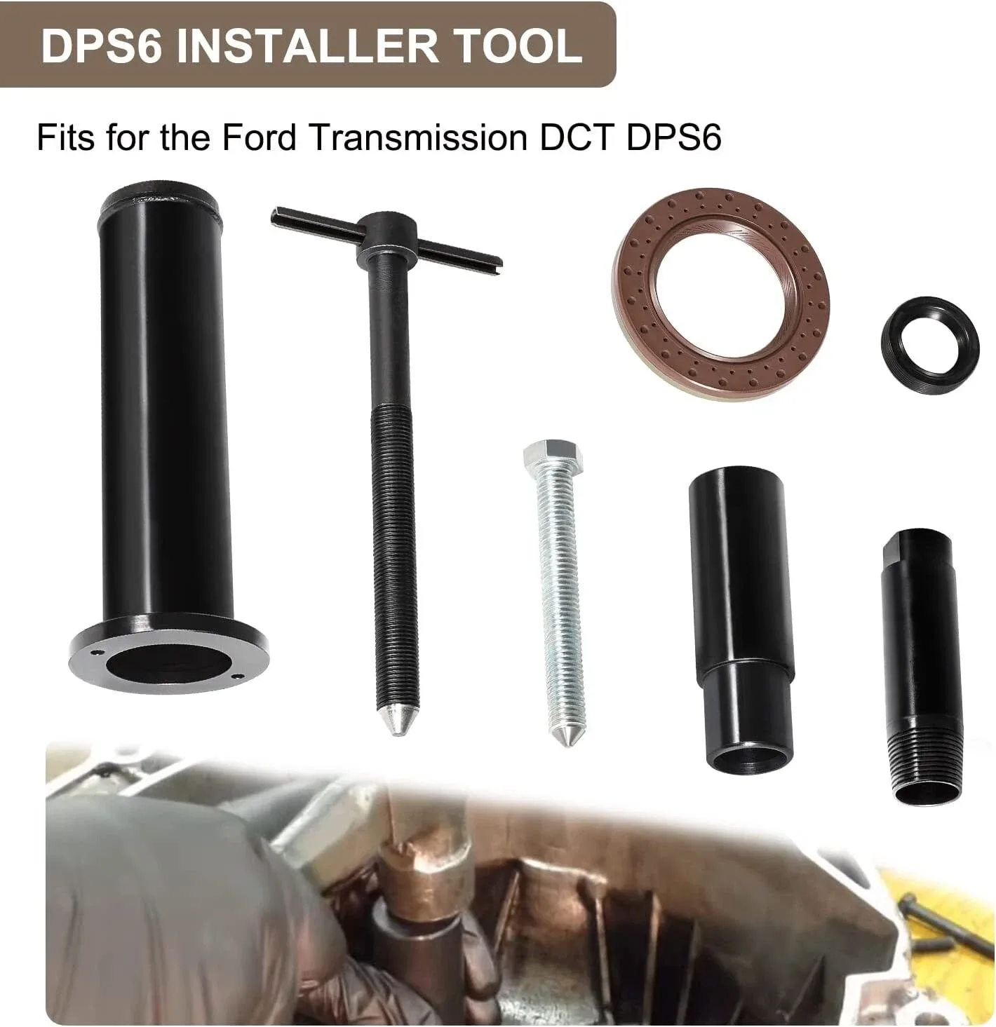 DPS6 DCT Dual Clutch Transmission Seal Installer Tool Kit GD-6379 image 3